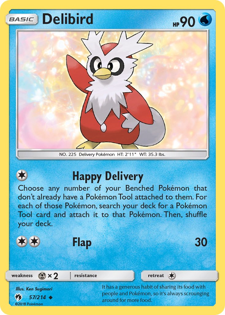 Delibird Pokémon card