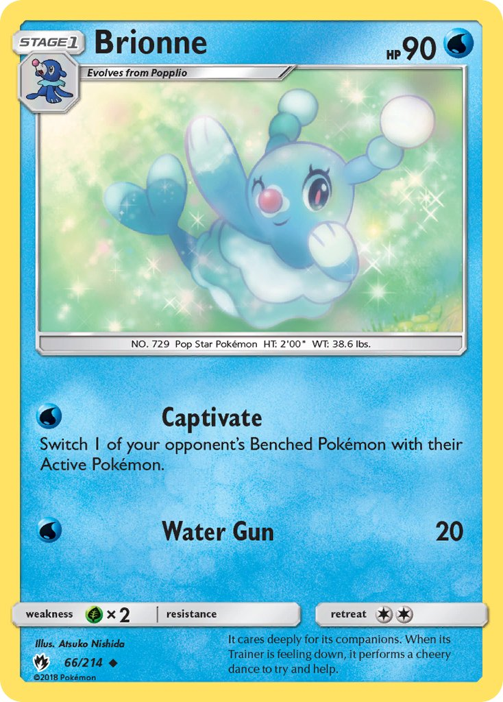 Brionne Pokémon card