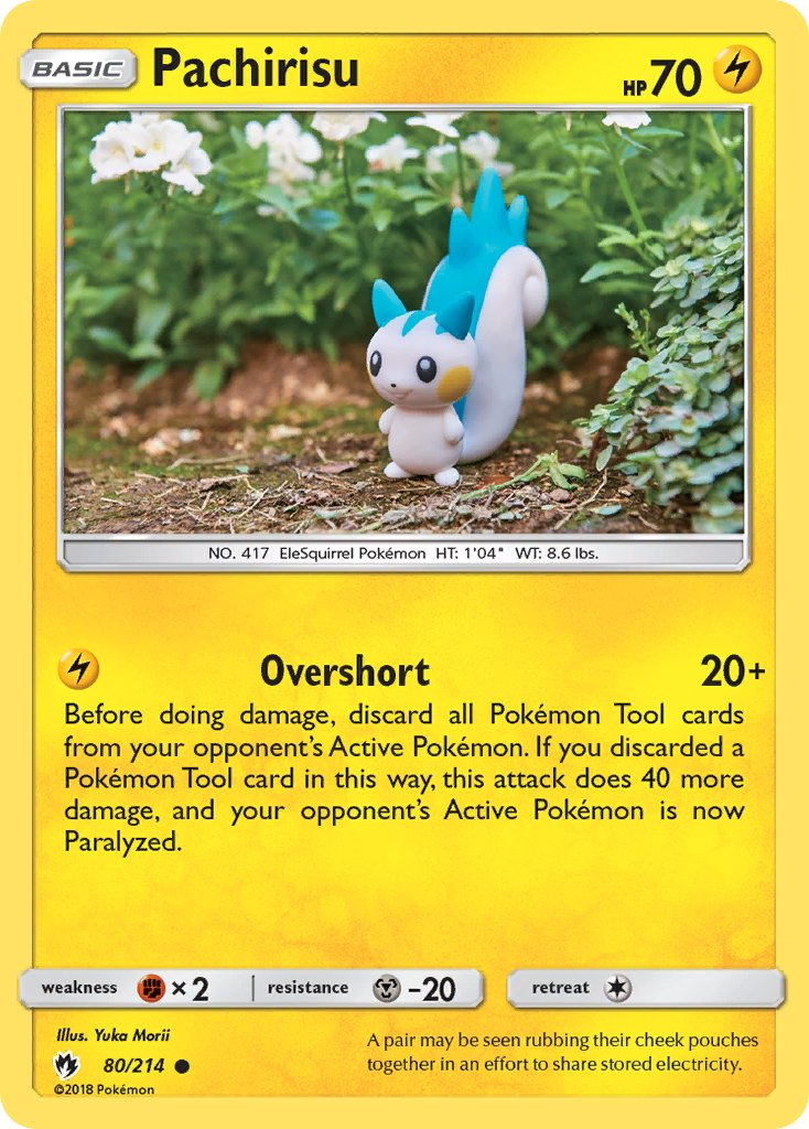 Pachirisu Pokémon card