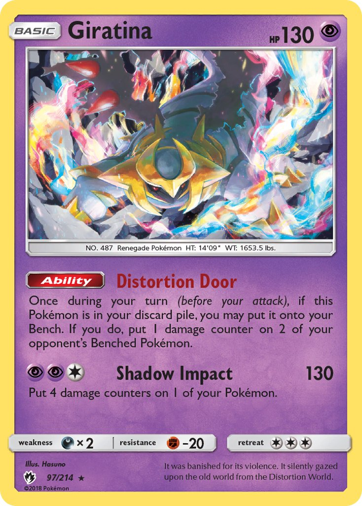 Giratina Pokémon card