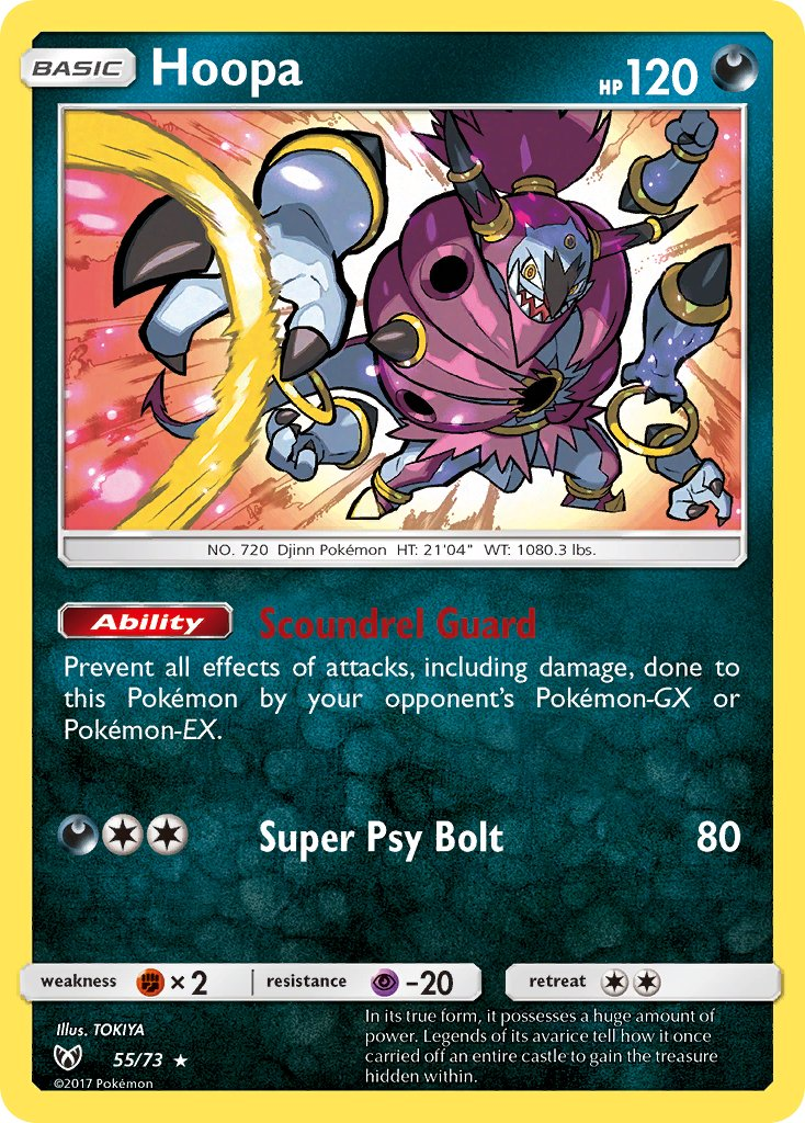Hoopa Pokémon card