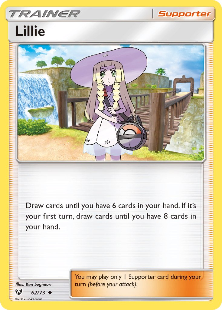 Lillie Pokémon card