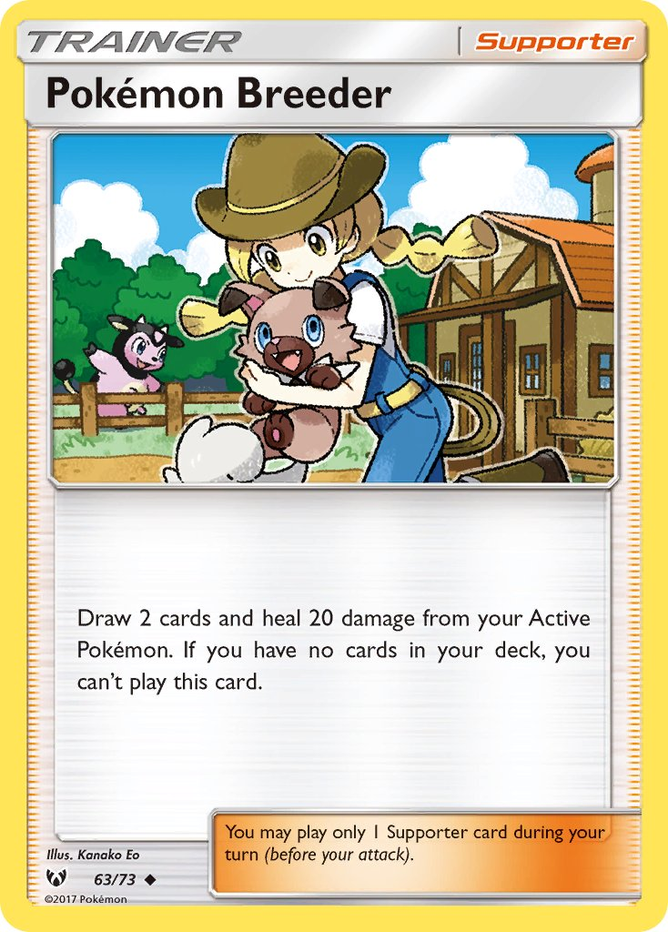 Pokémon Breeder Pokémon card