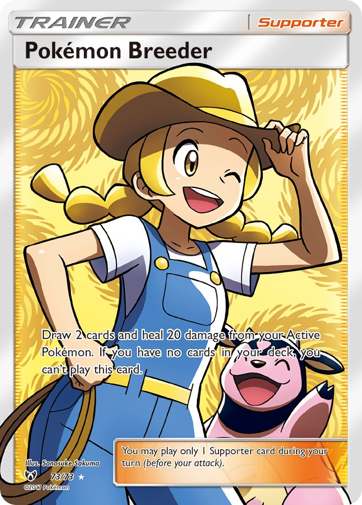 Pokémon Breeder Pokémon card