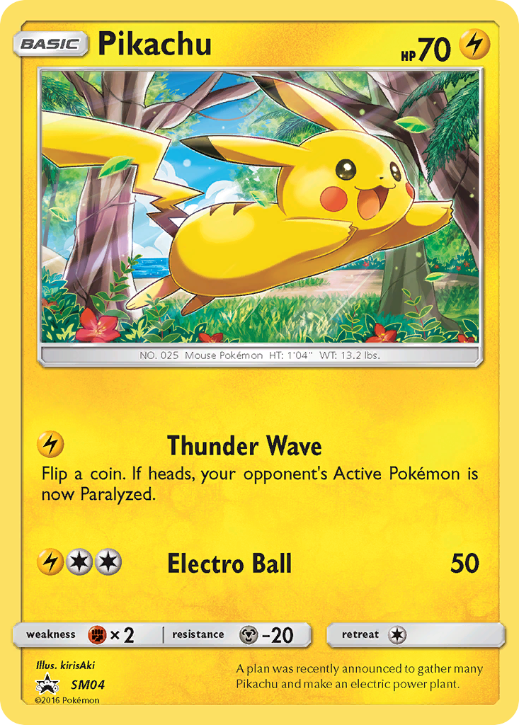 Pikachu Pokémon card