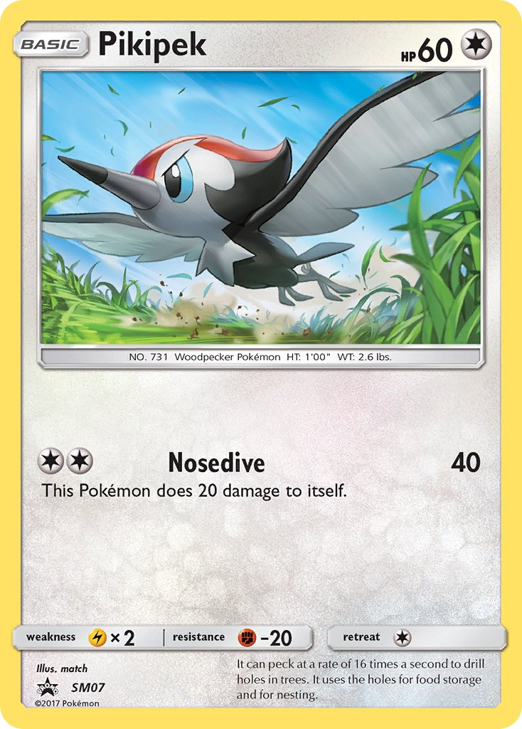 Pikipek Pokémon card