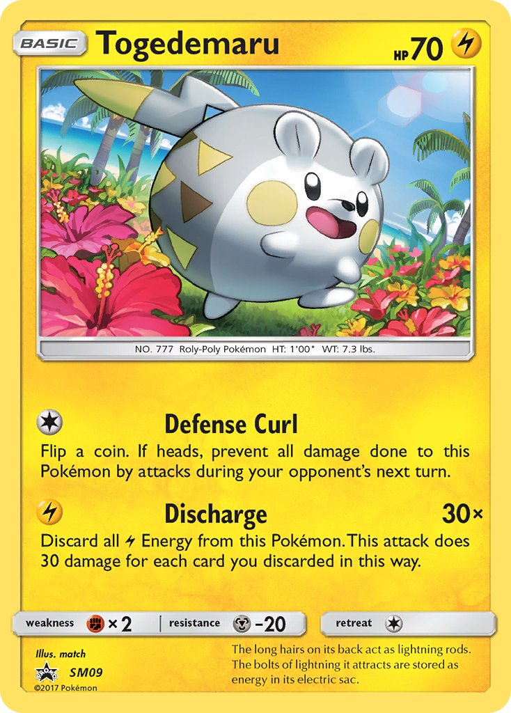 Togedemaru Pokémon card