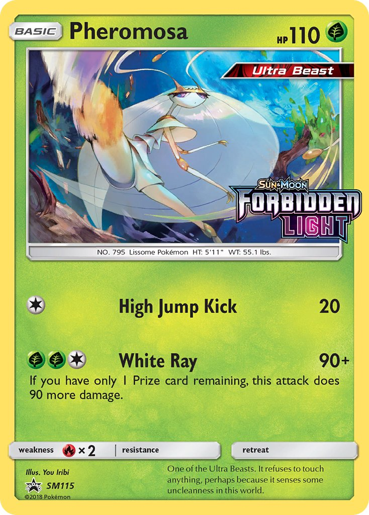Pheromosa Pokémon card