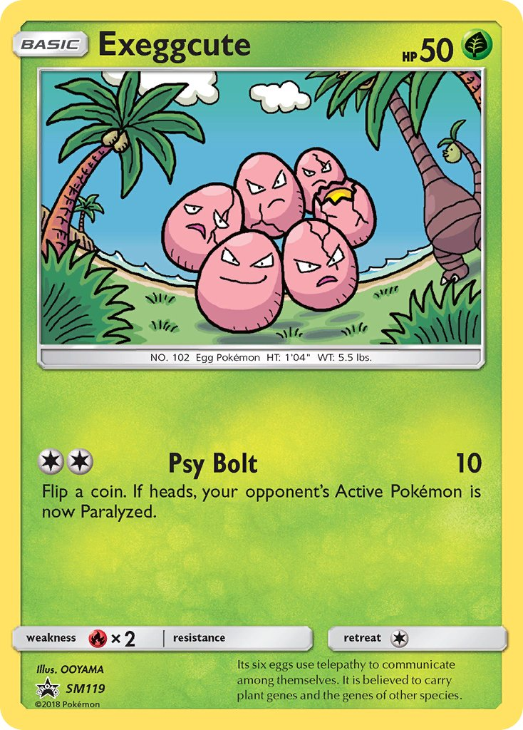 Exeggcute Pokémon card