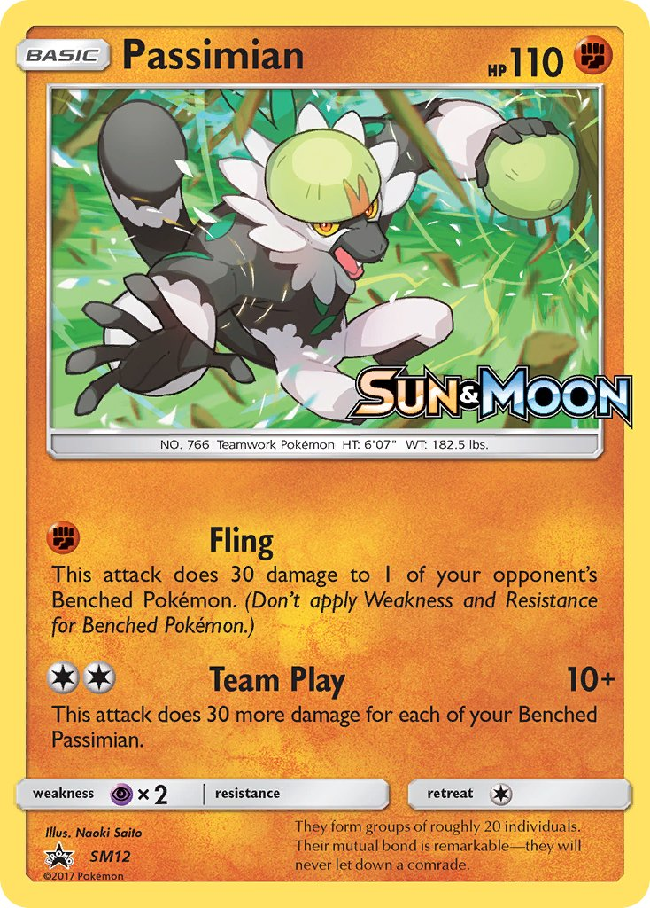 Passimian Pokémon card