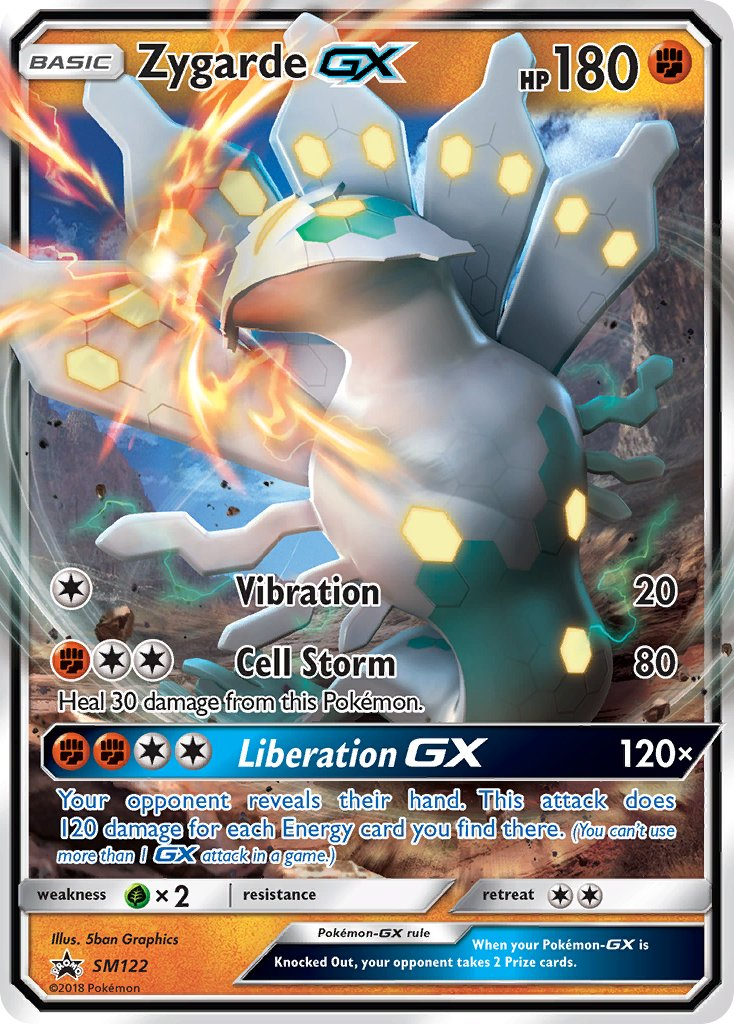 Zygarde GX Pokémon card
