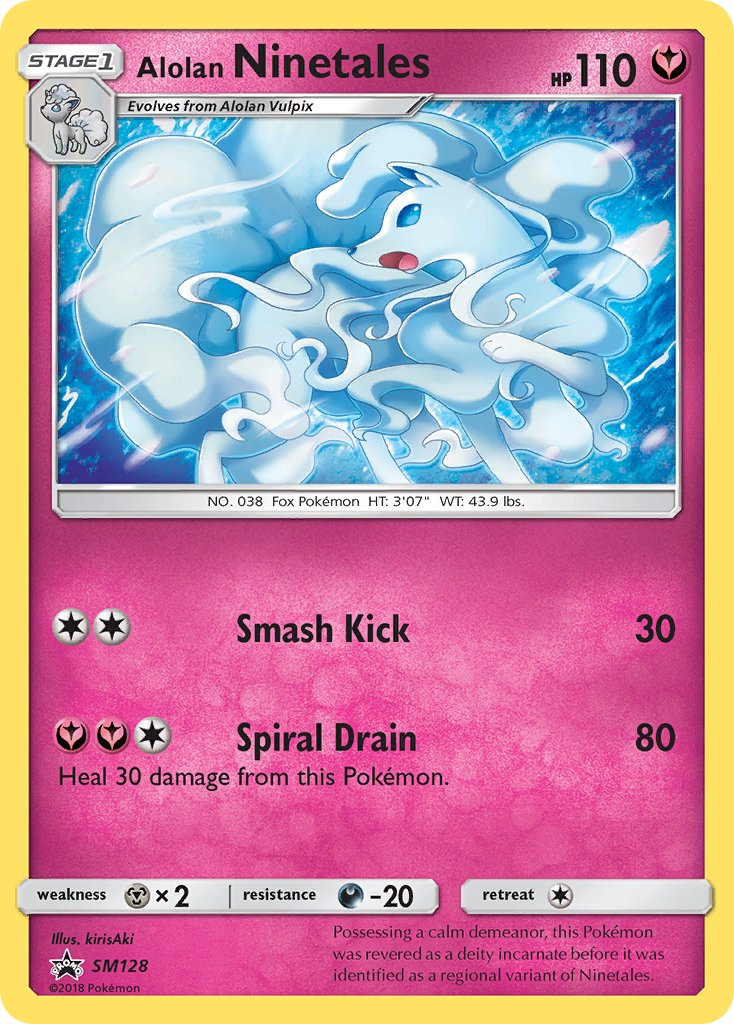 Alolan Ninetales Pokémon card