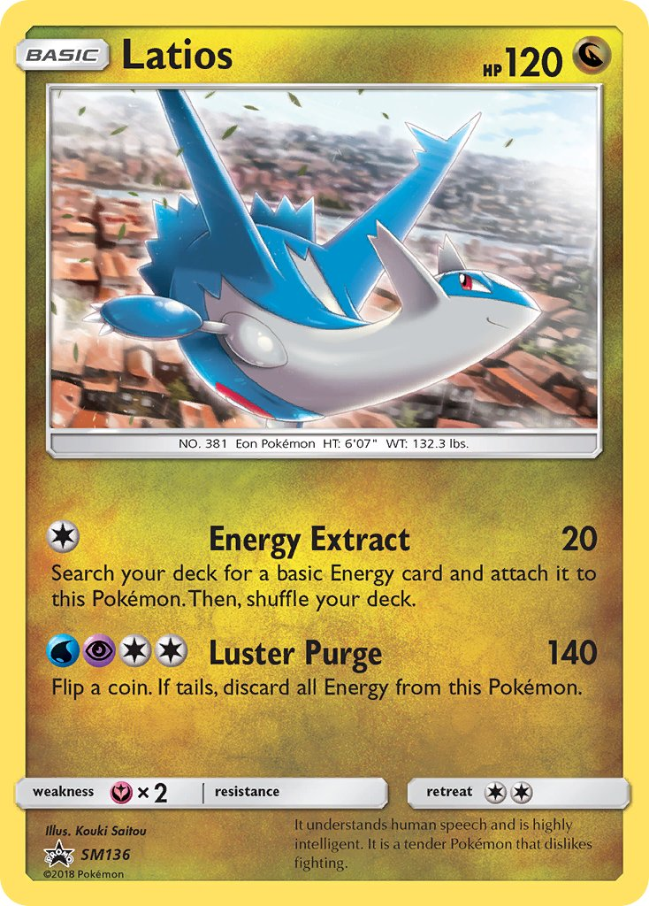Latios Pokémon card