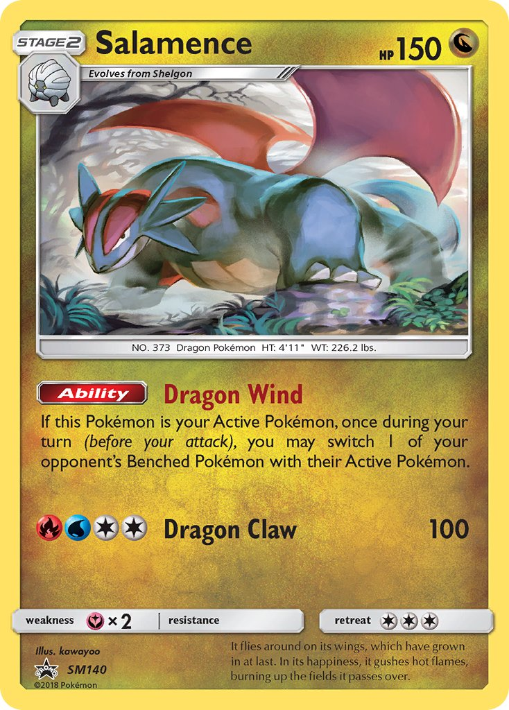 Salamence Pokémon card