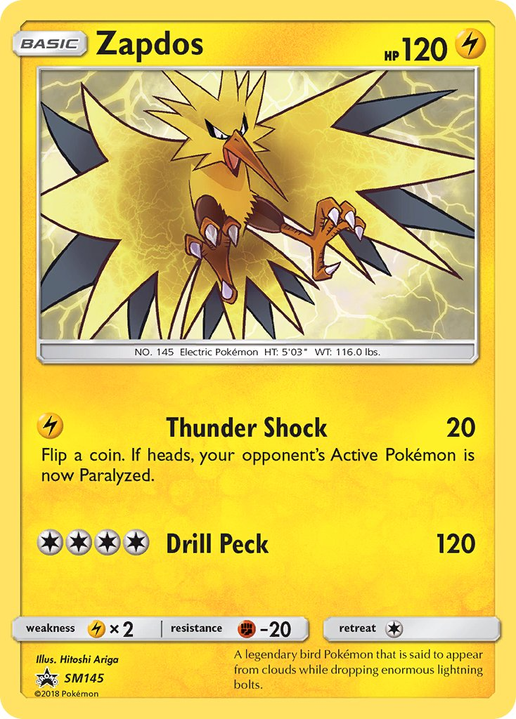 Zapdos Pokémon card
