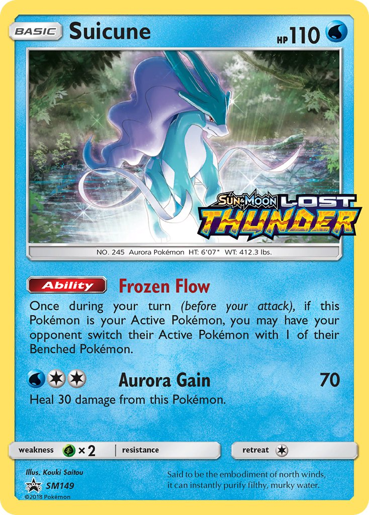 Suicune Pokémon card