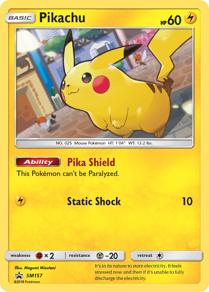 Pikachu Pokémon card