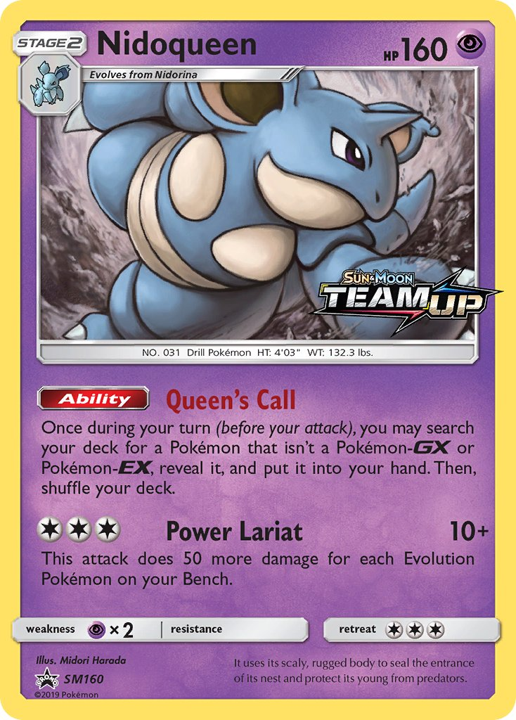 Nidoqueen Pokémon card