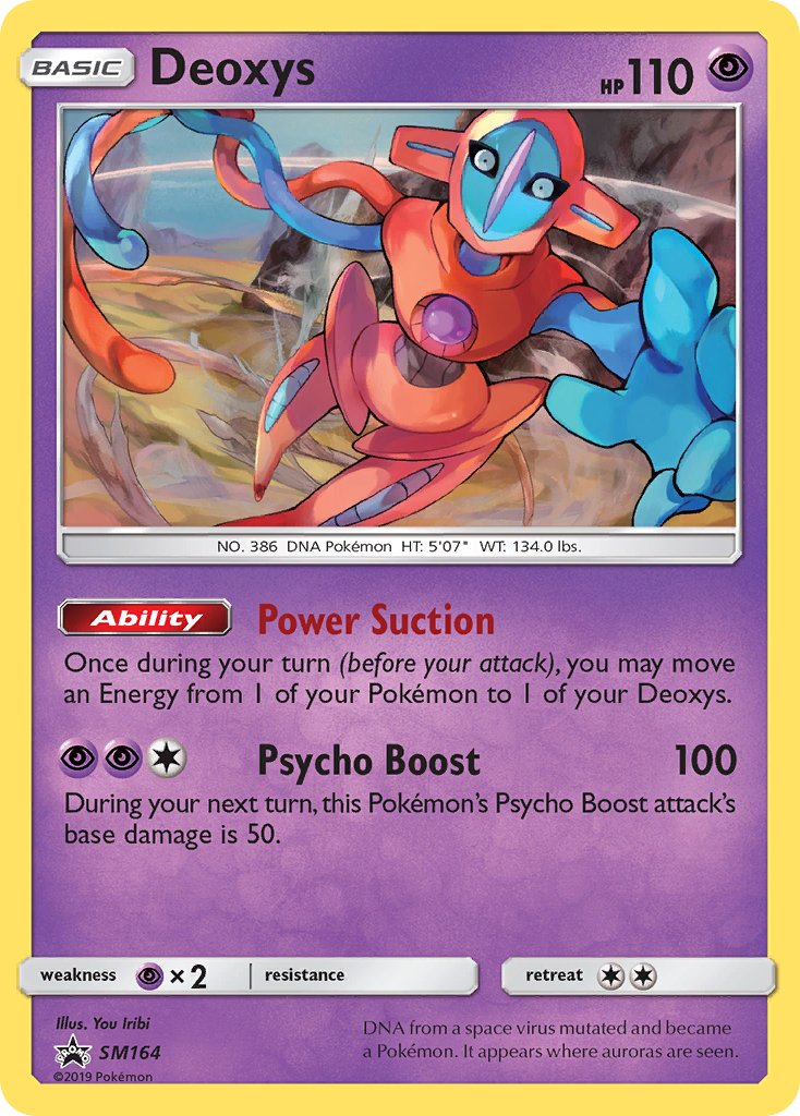 Deoxys Pokémon card