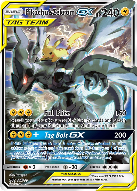 Pikachu & Zekrom Tag Team GX