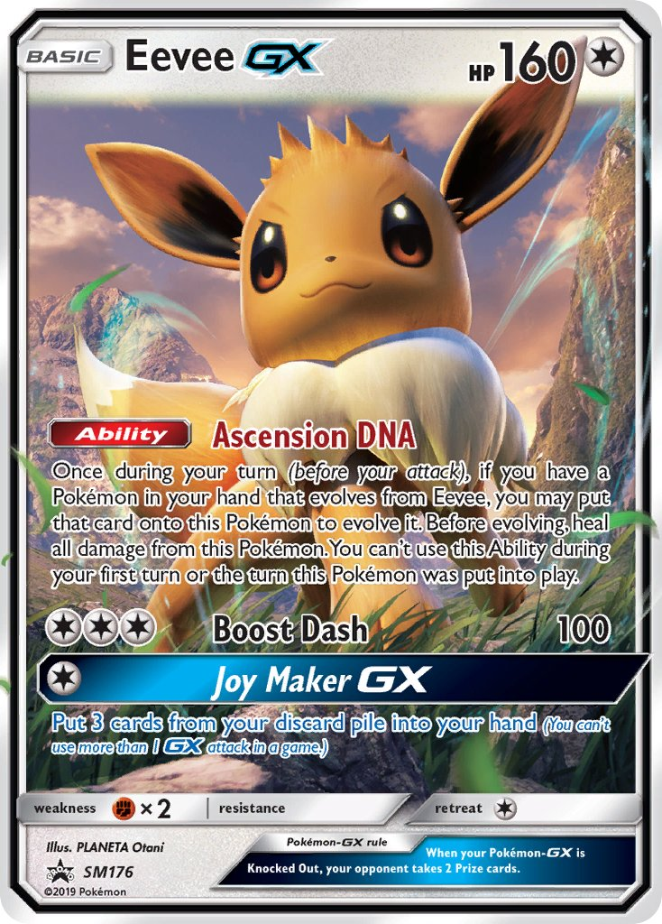Eevee GX Pokémon card