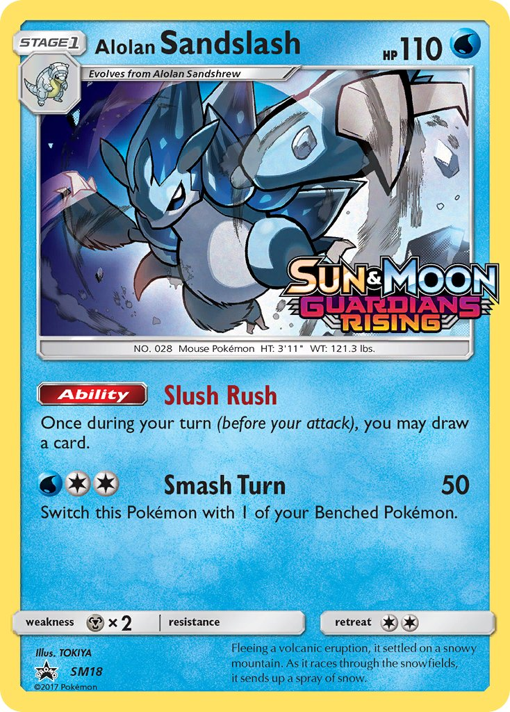 Alolan Sandslash Pokémon card