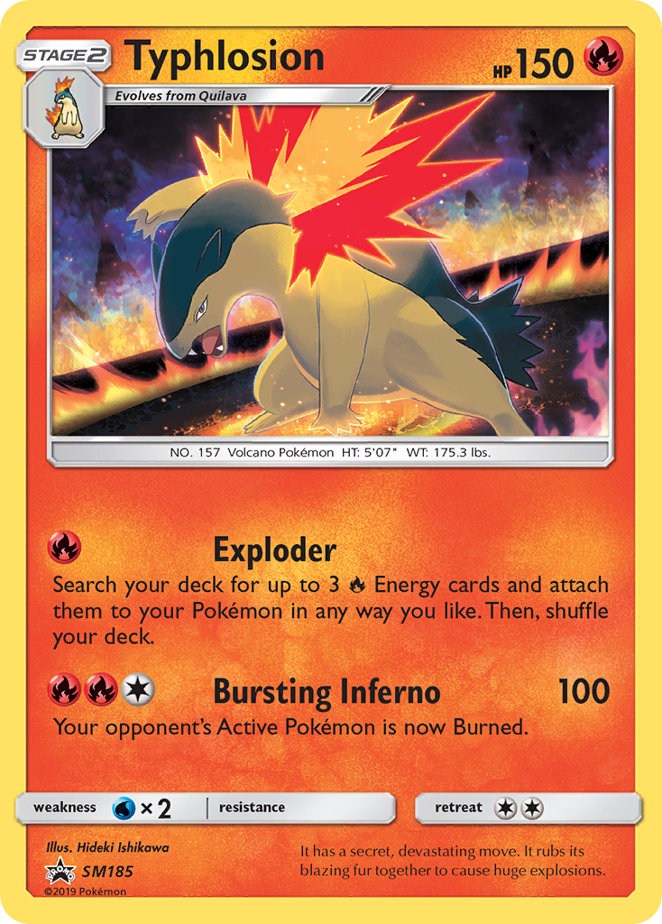Typhlosion Pokémon card