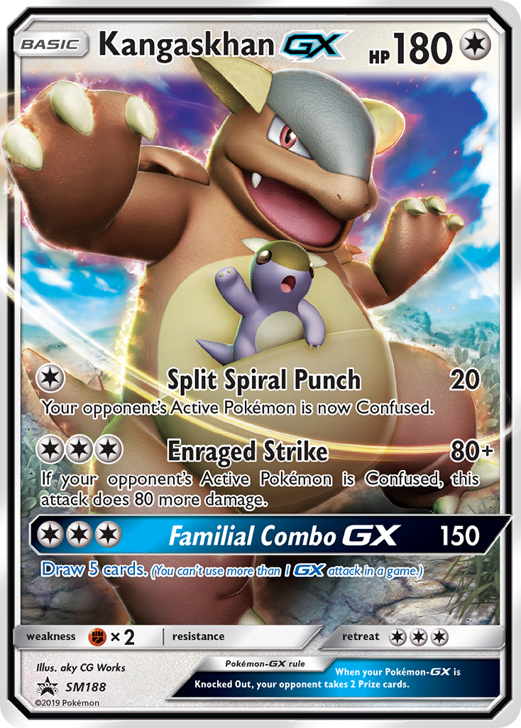Kangaskhan GX Pokémon card