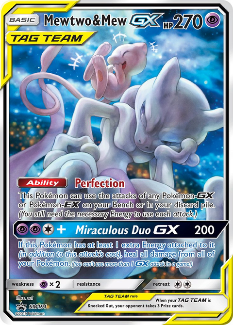 Mewtwo & Mew Tag Team GX