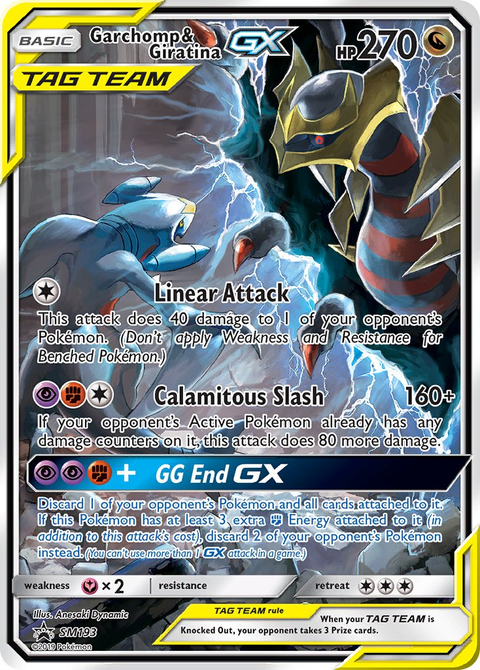 Garchomp & Giratina Tag Team GX