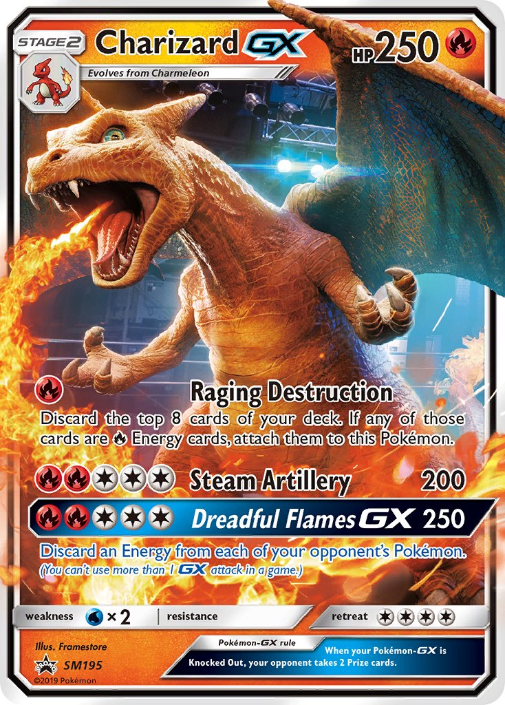Charizard GX Pokémon card
