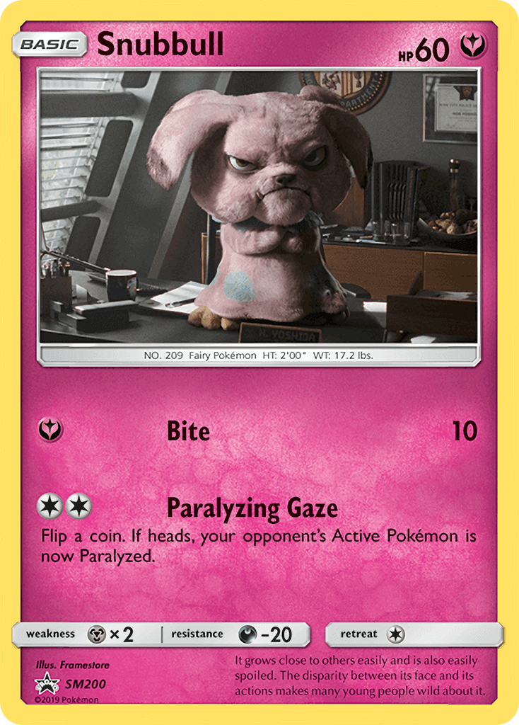 Snubbull Pokémon card