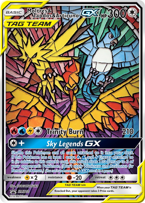 Moltres & Zapdos & Articuno Tag Team GX