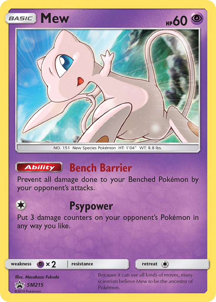 Mew Pokémon card