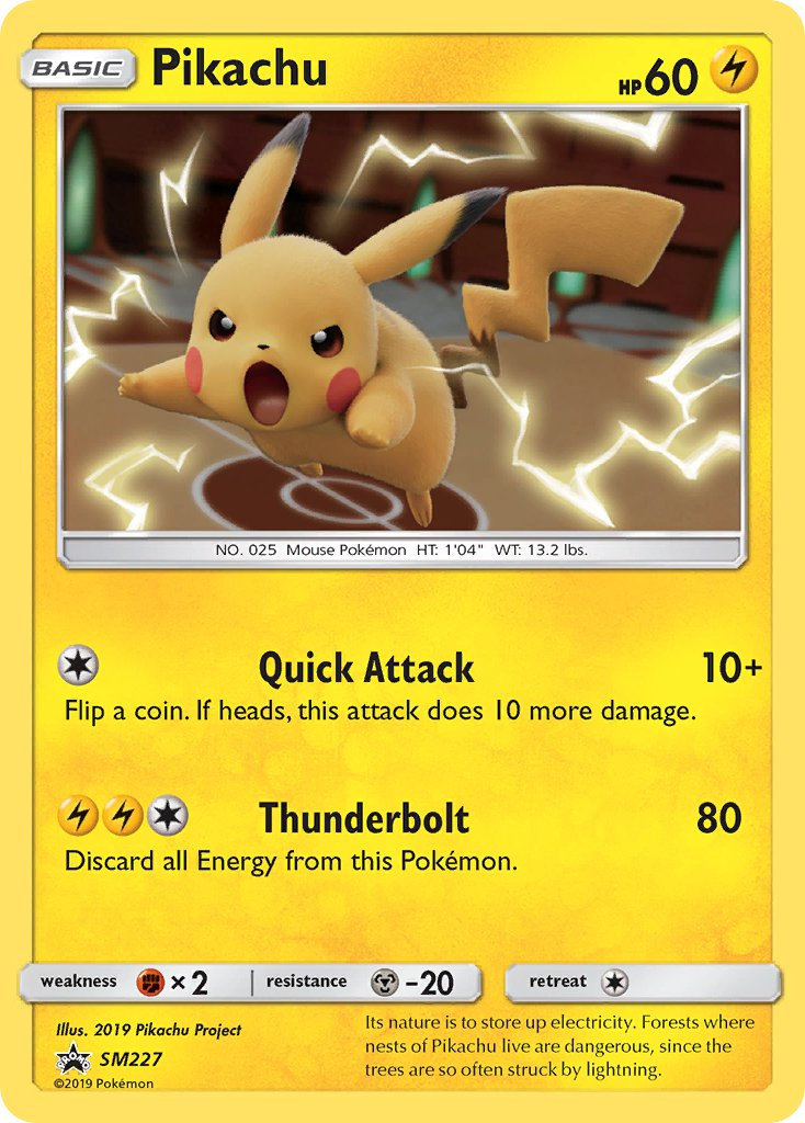 Pikachu Pokémon card