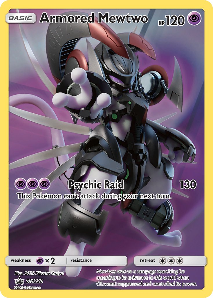 Armored Mewtwo Pokémon card