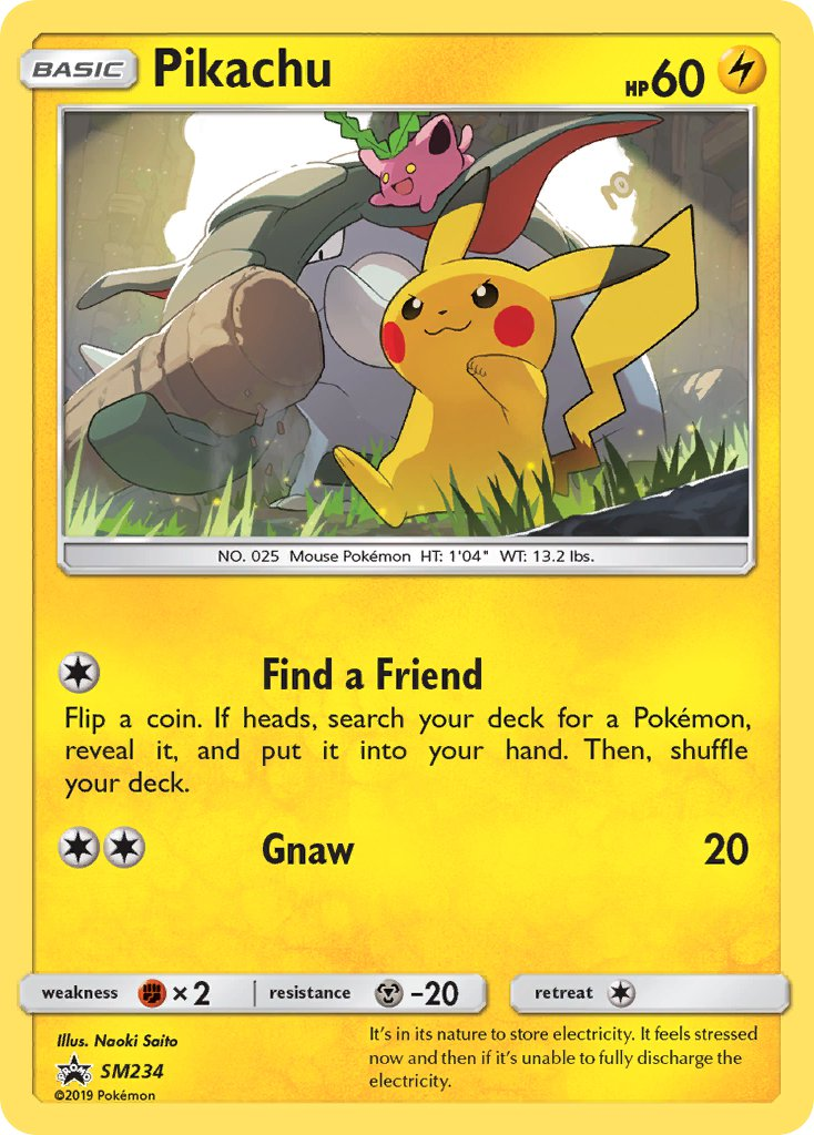 Pikachu Pokémon card