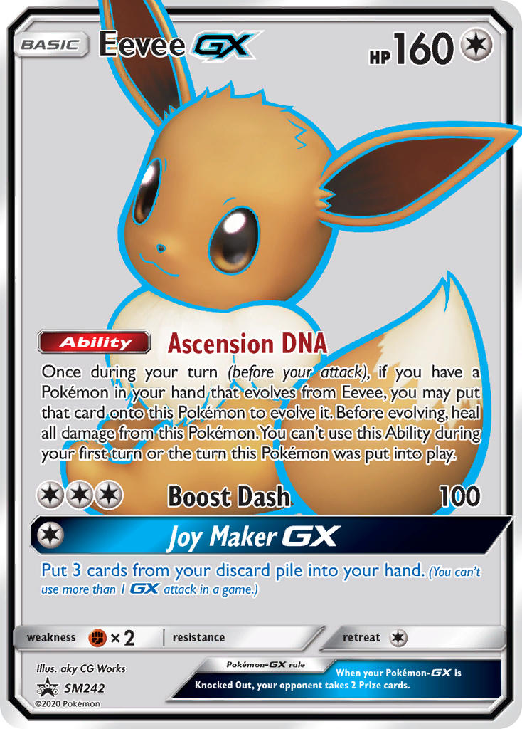 Eevee GX Pokémon card