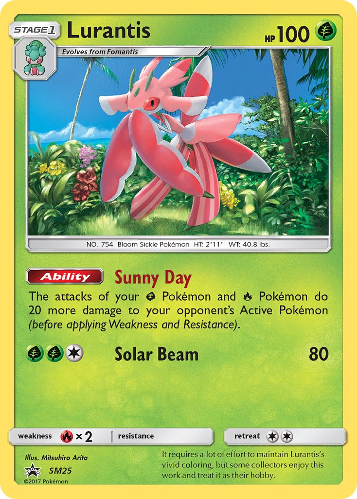 Lurantis Pokémon card