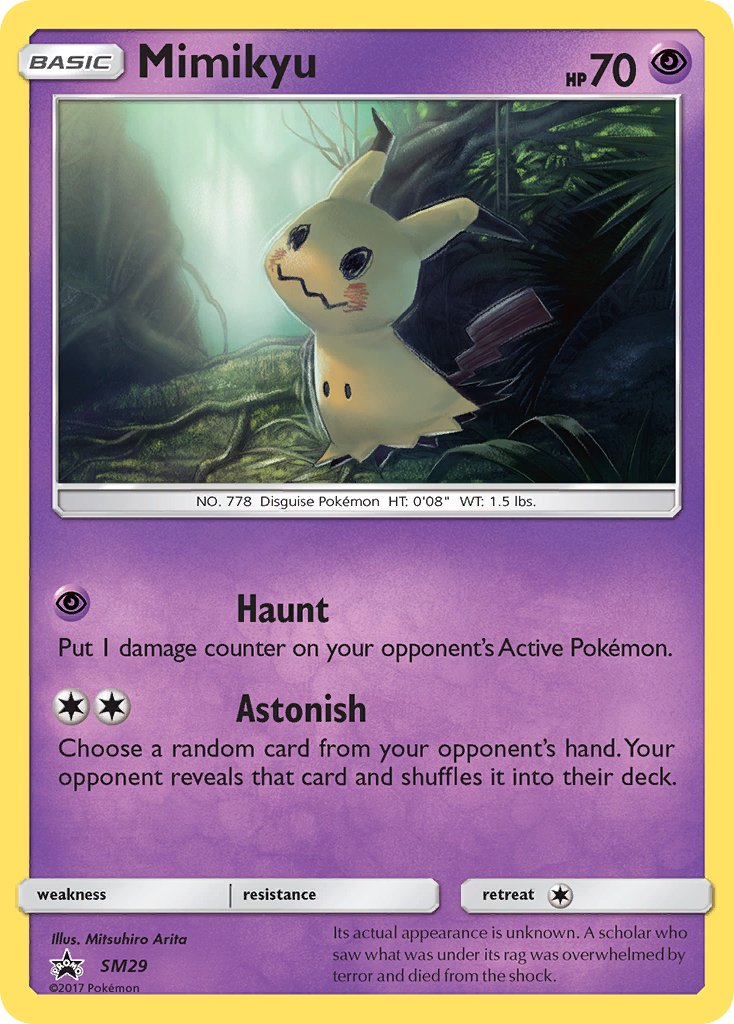 Mimikyu Pokémon card