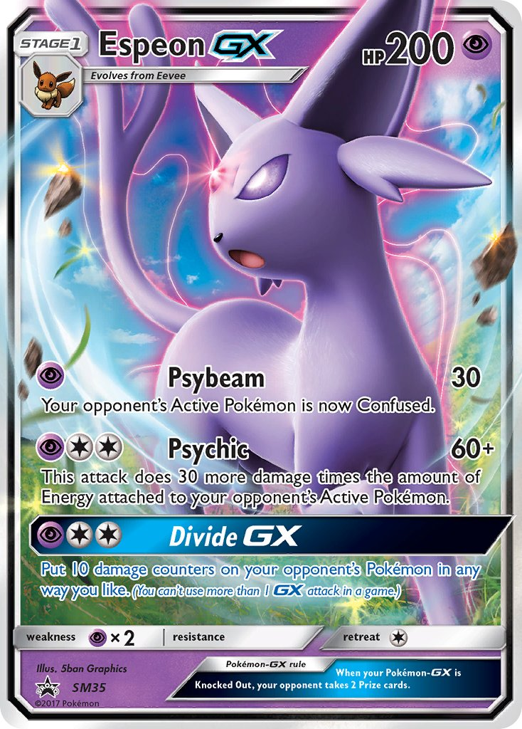 Espeon GX Pokémon card