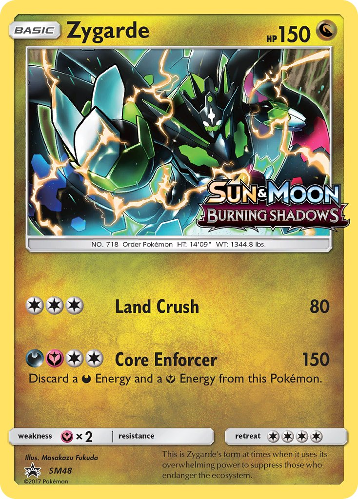 Zygarde Pokémon card