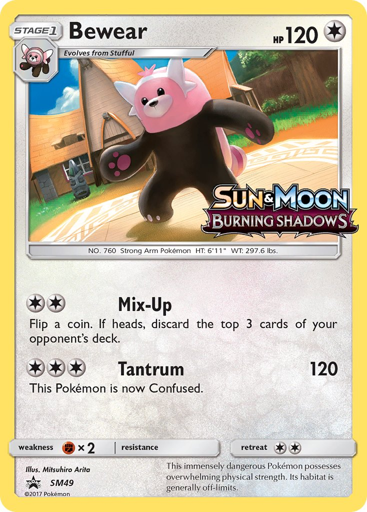Bewear Pokémon card