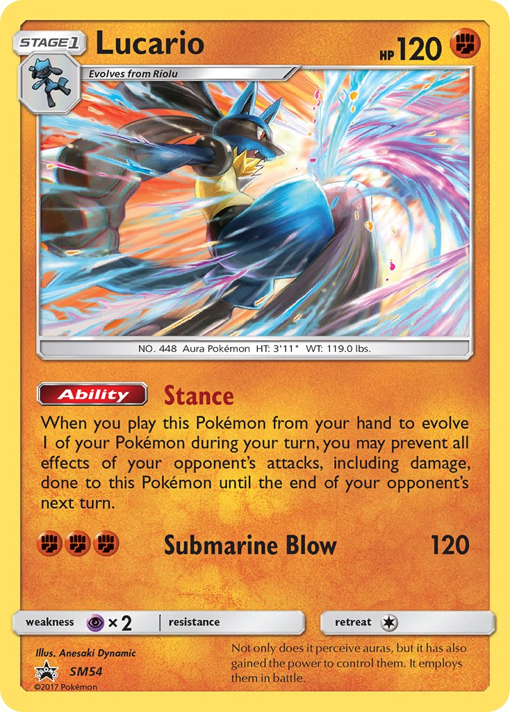 Lucario Pokémon card