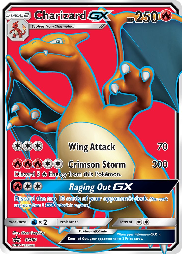 Charizard GX Pokémon card