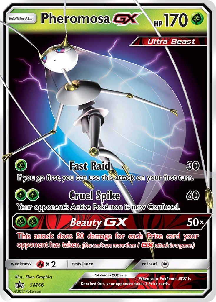 Pheromosa GX Pokémon card
