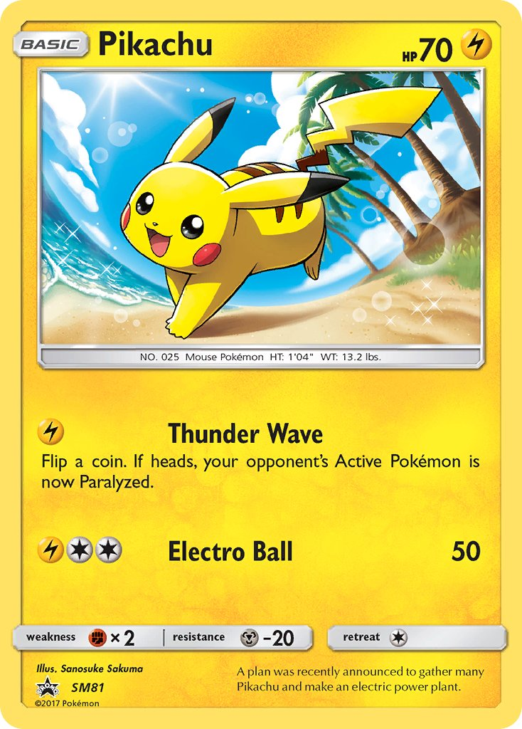 Pikachu Pokémon card