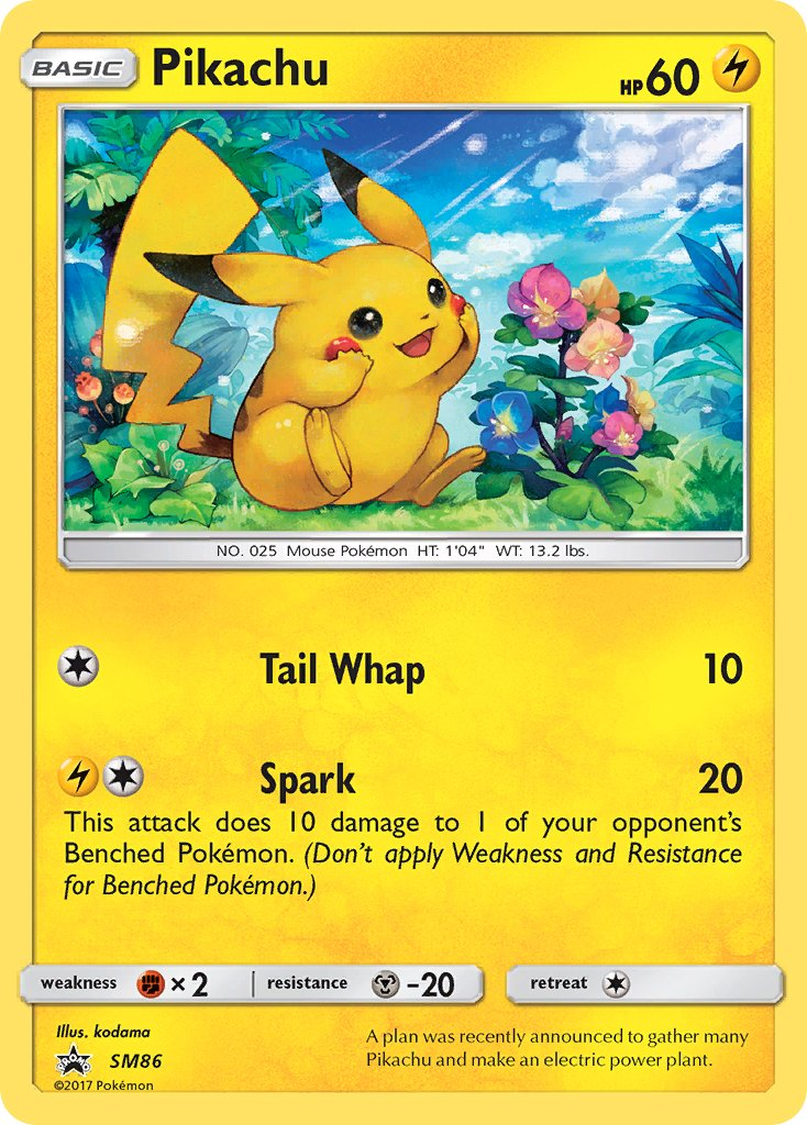 Pikachu Pokémon card