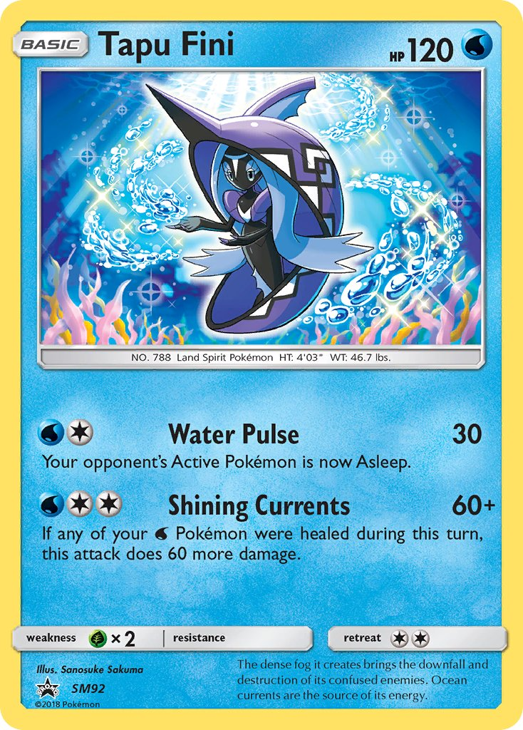 Tapu Fini Pokémon card