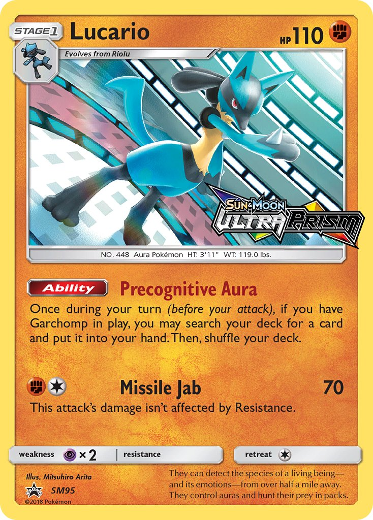 Lucario Pokémon card